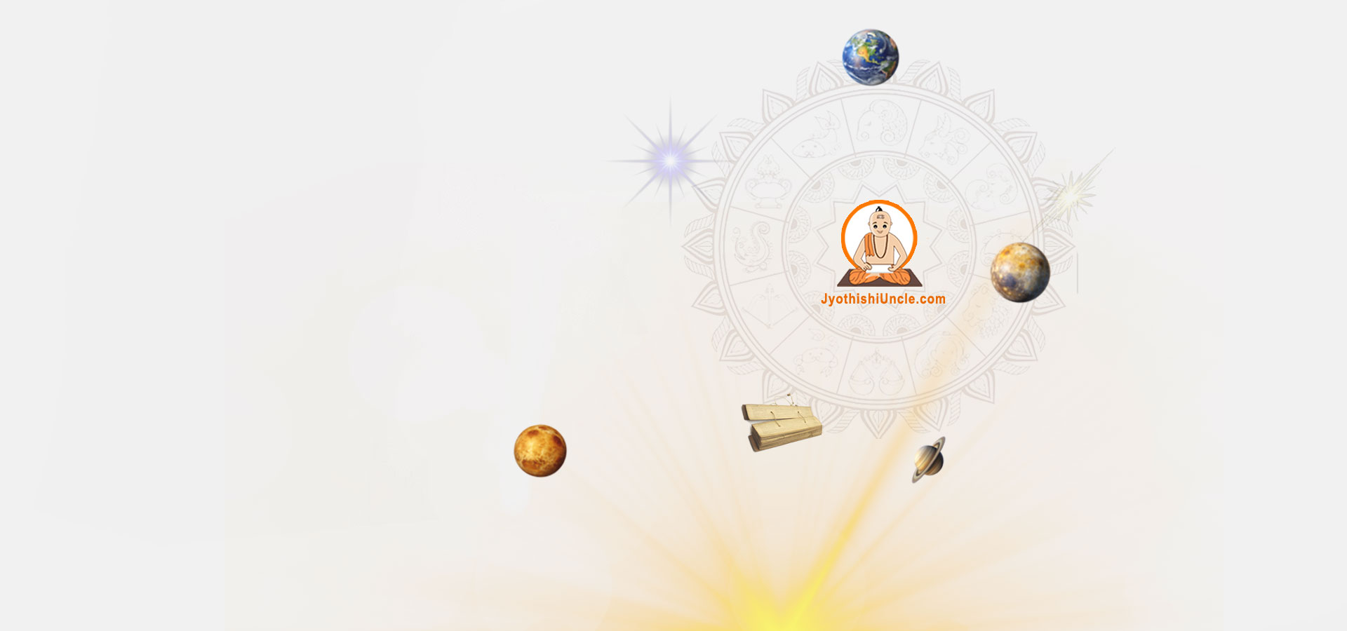 Traditional astrologer performing horoscope analysis